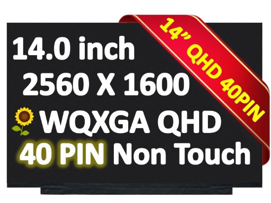 40 Pins 16:10 WQXGA 2560x1600 14" LM140GF2L01 IPS LED LCD Screen Display Panel