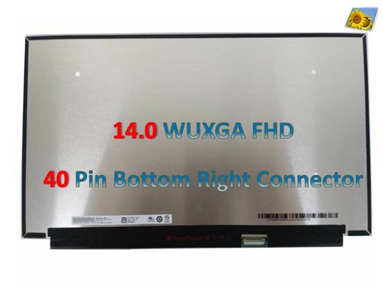NV140QUM-N61 14" LED LCD Screen For 40 pins EDP 3840x2160 Matte 71% NTSC Display