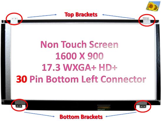 HP 17-BY1036NR 6CD14UA Laptop LED LCD Screen HD+ 17-BY2008CA Display 17.3 in New