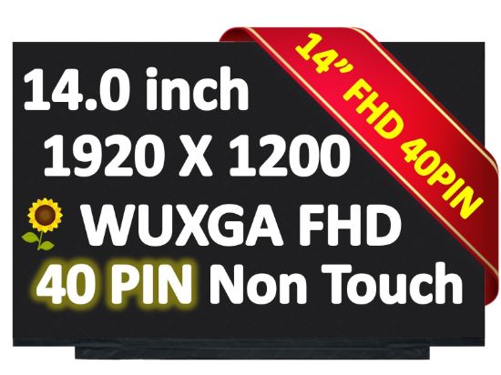 NE140WUM-NX1 V18.0 40 Pin IPS LCD Screen replacement 14.0" 1920x1200 EDP