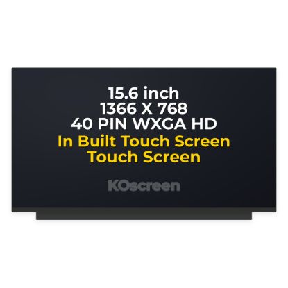 HP 15-DY1071WM 8MM67UA LCD Screen HD 1366x768 Display 15.6 inch / touch - front