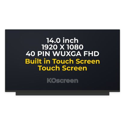 14.0" IPS LED LCD SCREEN + TOUCH Lenovo ThinkPad T470S 20JS 20JT FRU: 00UR895 - front