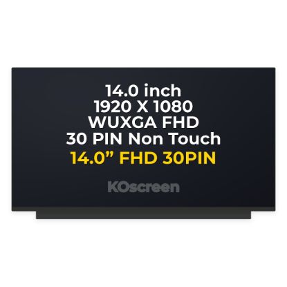 Lenovo ThinkPad 01YN154 01YN155 Non-Touch laptop Led Lcd Screen 14" FHD 30 Pin - front