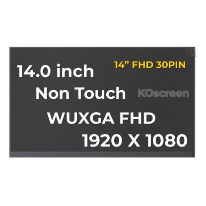 Lenovo 5D10W89584 14.0" WUXG LED LCD Screen 1920X1080 eDP 30PINS Display New - front