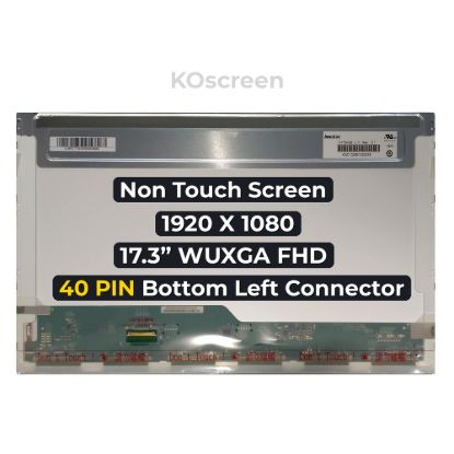 LG LP173WF1(TL)(B3) Screen Replacement for Laptop New 17.3" LED FullHD LCD WUXGA - front